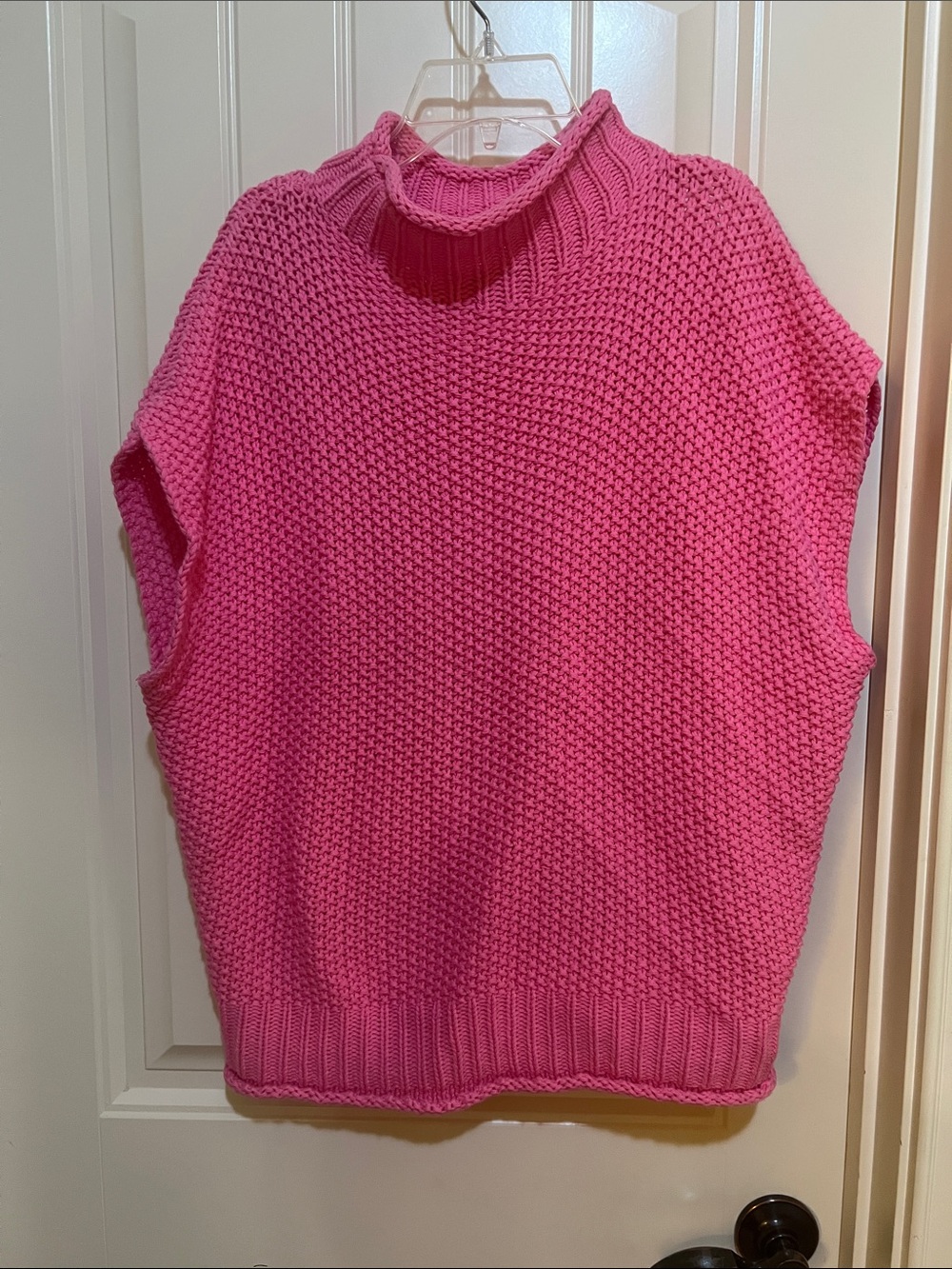 She+Sky sz L ribbed mock neck sweater